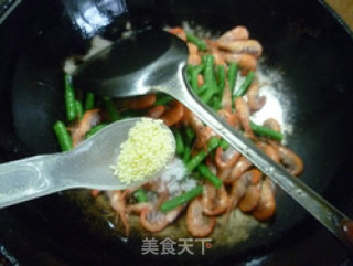 河虾炒带豆的做法步骤：9