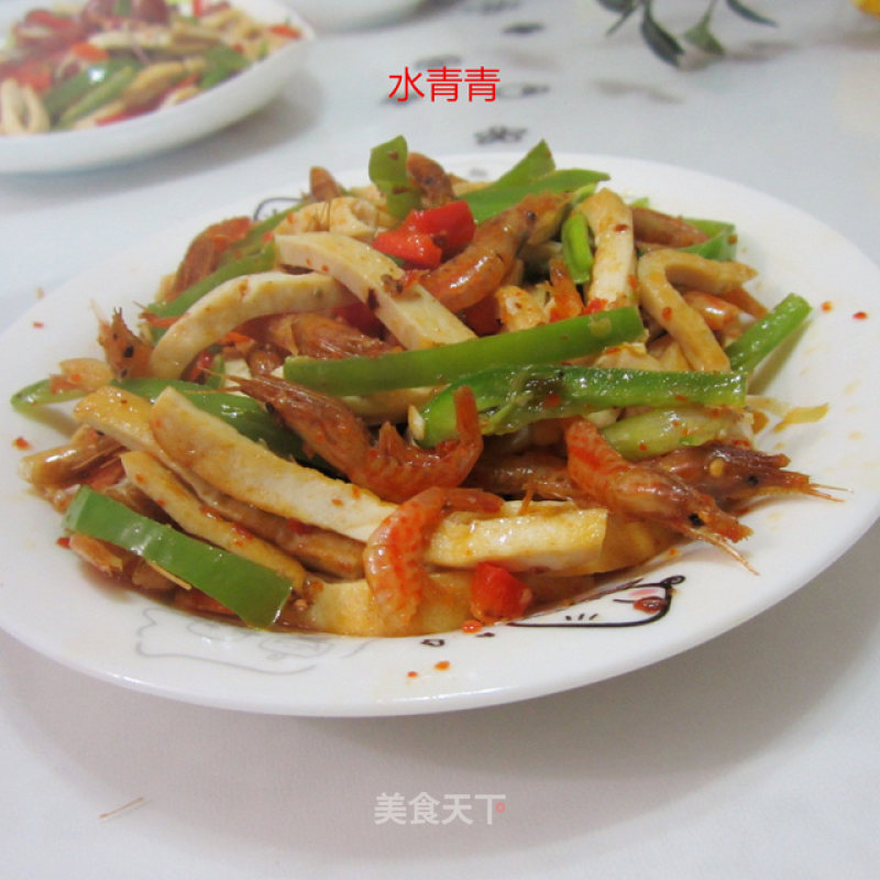 河虾豆腐丝的做法