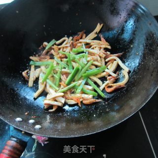 河虾豆腐丝的做法步骤：6