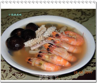 干贝菌菇海鲜汤的做法步骤：5