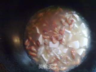 河虾豆腐汤的做法步骤：6
