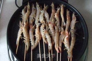 串烤虾的做法步骤：7