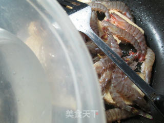 基围虾烧鲜素鸡的做法步骤：4