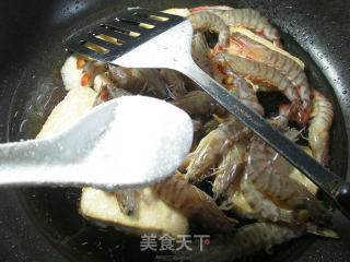 基围虾烧鲜素鸡的做法步骤：7