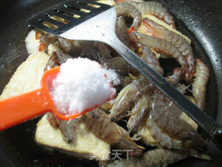 基围虾烧鲜素鸡的做法步骤：8