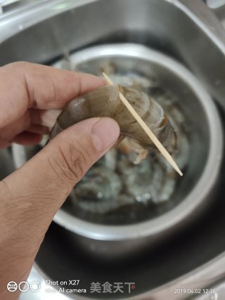 豆瓣基围虾的做法步骤：1
