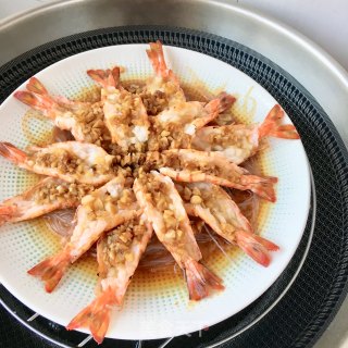 蒜末粉丝蒸虾的做法步骤：24