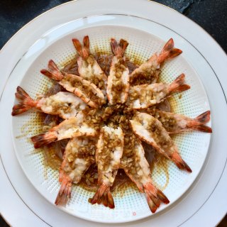 蒜末粉丝蒸虾的做法步骤：25
