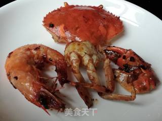 香辣虾蟹煲的做法步骤：1