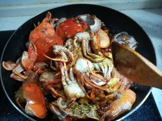 香辣虾蟹煲的做法步骤：12