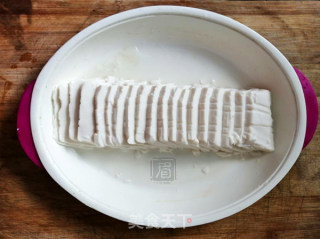 虾蓉蒸豆腐的做法步骤：2