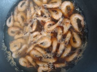红汤基围虾的做法步骤：6