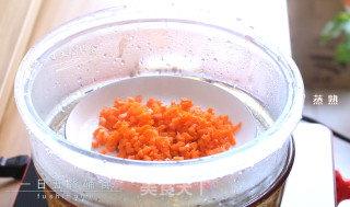 胡萝卜鲜虾米粉饼的做法步骤：2