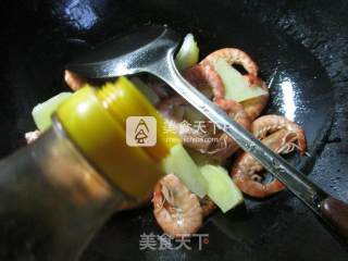 土豆炒基围虾 的做法步骤：6