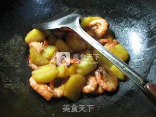土豆炒基围虾 的做法步骤：9