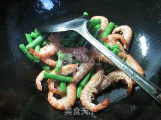 梅豆炒基围虾 的做法步骤：5