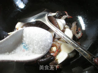 黑木耳茭白基围虾 的做法步骤：9