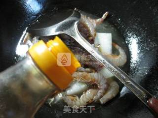 基围虾煮冬瓜 的做法步骤：5