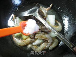 基围虾煮冬瓜 的做法步骤：6