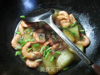 基围虾煮冬瓜 的做法步骤：10