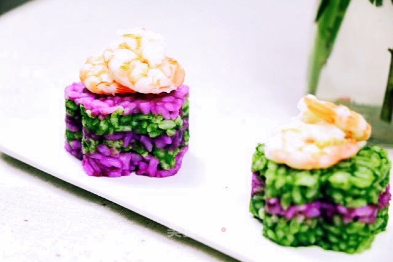紫甘蓝茼蒿寿司饭的做法