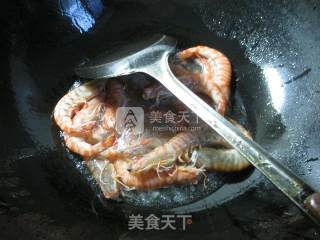 尖椒炒基围虾 的做法步骤：3