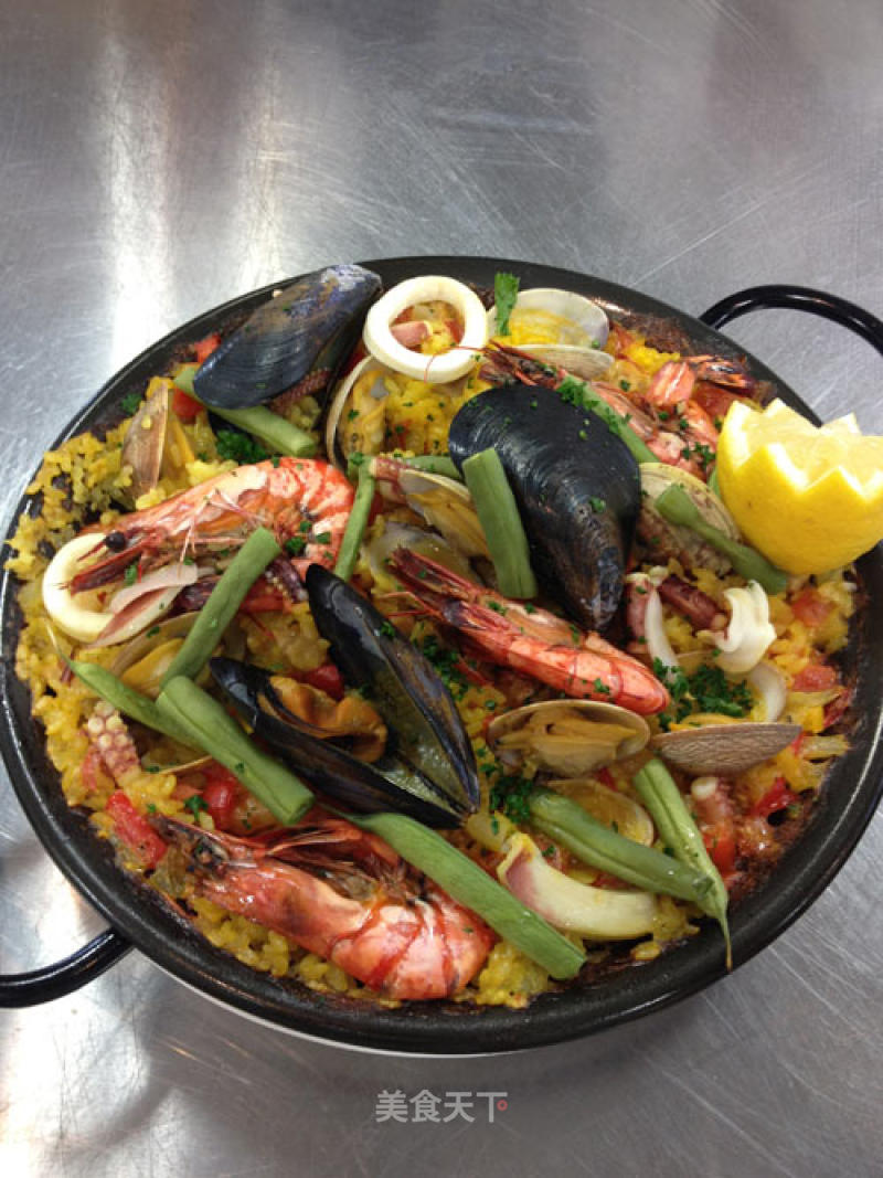 西班牙海鲜饭 paella的做法