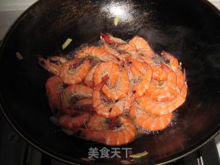 芝麻蚝油苦丁虾的做法步骤：9