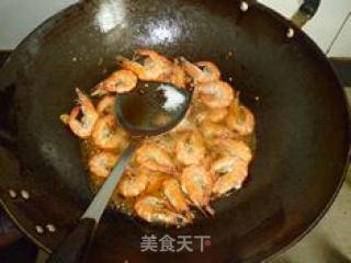 红烧基围虾的做法步骤：8