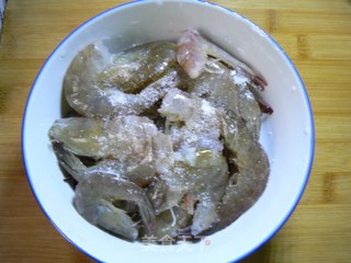 玛瑙蜜汁虾的做法步骤：4