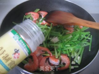 创意香芹基围虾的做法步骤：7