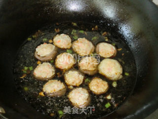【徽菜】红烧鲜虾酿香菇的做法步骤：14