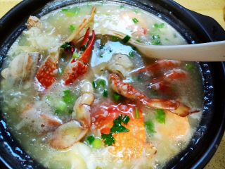 砂锅海鲜粥的做法步骤：16