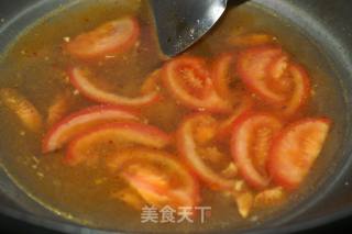 蕃茄鲜虾汤的做法步骤：5