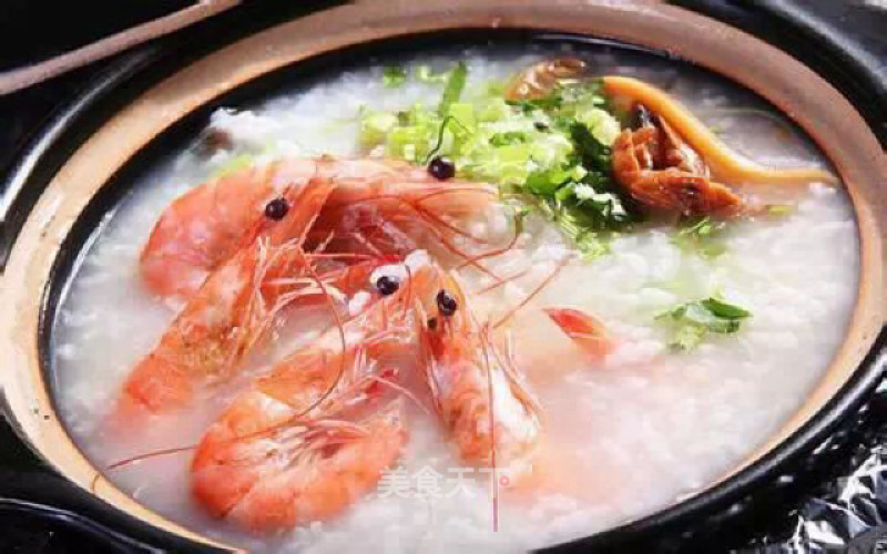 潮汕砂锅粥--鲜虾粥的做法