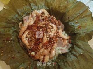 荷香剁椒鱿鱼虾的做法步骤：17