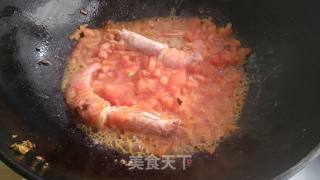 紫薯番茄大虾面的做法步骤：8