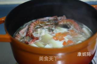 大虾豆腐煲的做法步骤：7
