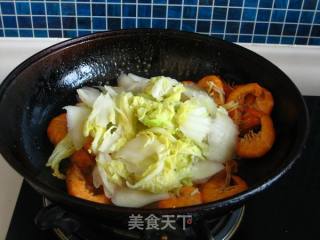 大虾烧白菜的做法步骤：9
