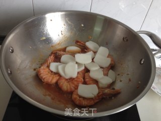 茄汁对虾的做法步骤：8