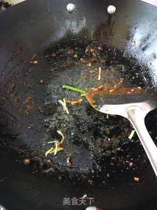 韭苔炒虾盖面的做法步骤：5