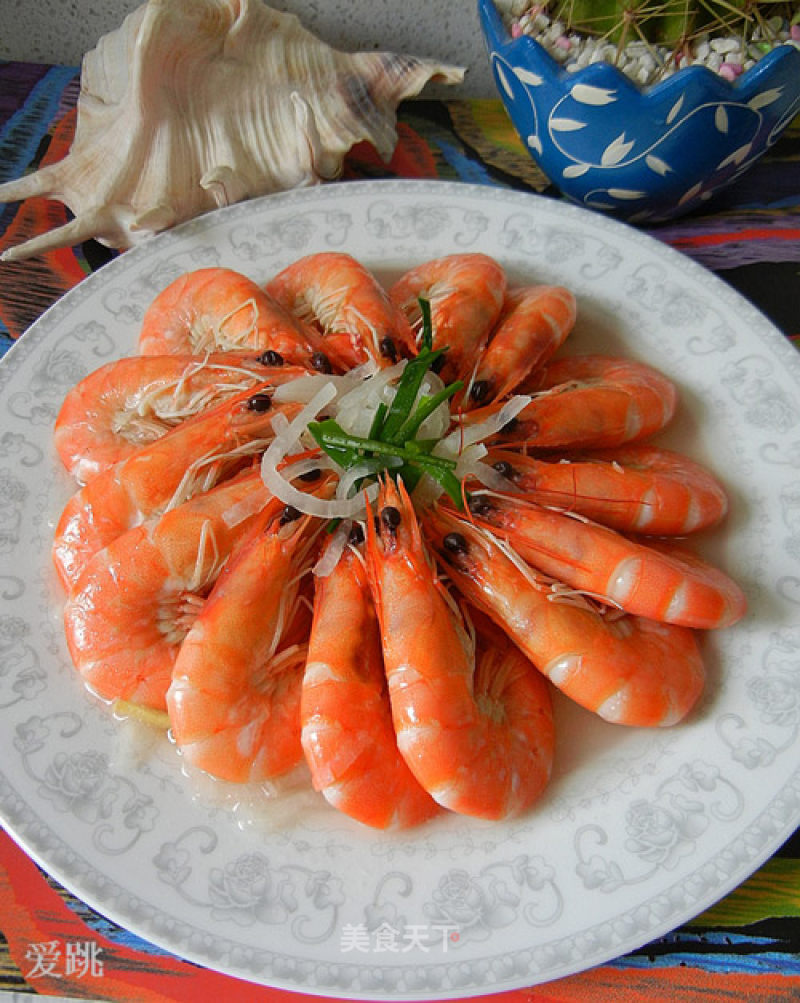 萝卜丝煮大虾的做法