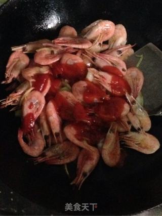 茄汁北极虾的做法步骤：5