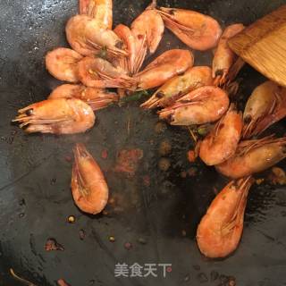 香辣桃花虾的做法步骤：6