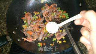 彩蔬北极虾的做法步骤：7