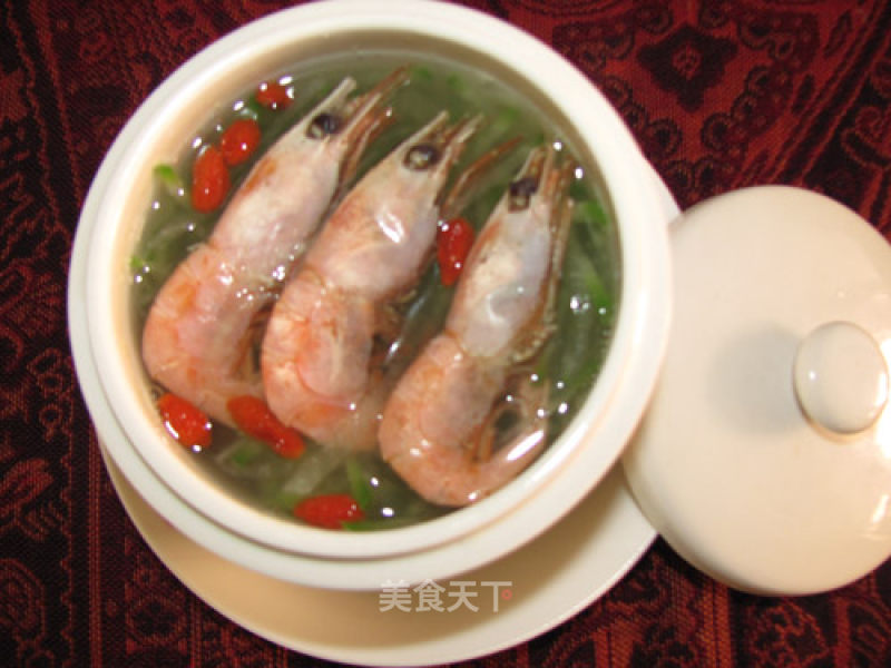 虾和萝卜的绝配---北极虾萝卜汤的做法