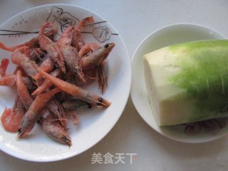 虾和萝卜的绝配---北极虾萝卜汤的做法步骤：3