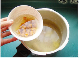 【加拿大野生北极虾】北极虾干贝排骨粥--咸味腊八粥的做法步骤：7