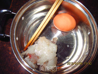 【加拿大野生北极虾】之鱼蓉北极鲜虾球的做法步骤：8