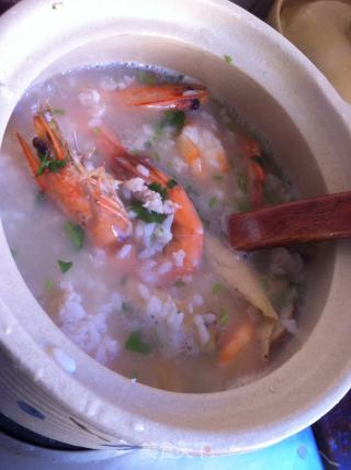 砂锅鲜虾粥的做法步骤：17